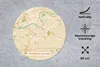 MuchoWow® Mauspad Mousepad Karte - Jahrgang - Offenbach am Produktbild-Vorschau 2
