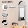 HOKO LED Bogenspiegel mit Metallrahmen 60x100 cm Anti-fog Produktbild-Vorschau 5