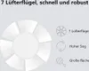 VINGO Badlüfter Einbauventilatoren 100 mm Küche Wandlüfter Produktbild-Vorschau 2