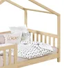 Letto a casetta LISAN in pino massiccio in colore naturale, Anteprima dell’immagine prodotto 5