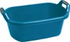 Ovale Wanne mit Griffen, 55 l, blau Produktbild-Vorschau 1