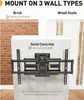 Perlegear TV Wandhalterung Schwenkbar Neigbar 42-84 Zoll Produktbild-Vorschau 7
