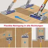 Collage of images showing a vacuum cleaner attachment being used in different cleaning scenarios. Produktbild-Vorschau