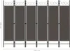 vidaXL 6 pezzi divisorio antracite 240 x 180 cm Anteprima dell’immagine prodotto 5
