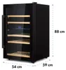 Klarstein vinotéka, slim, 2 zóny, skleněné dveře, UV Náhled obrázku produktu 7