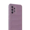 A close-up shot of the back of a purple phone case. Produktbild-Vorschau