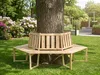 Baumbank 360° 6-Eckig aus Tannenholz, ca. 205 x 178 x 90 cm Produktbild-Vorschau 10