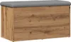 vidaXL Banc de rangement Artisan-Chêne 82 x 42 x 45 cm Bois Voir les images du produit 1