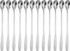 Intirilife 12er Set Lange Edelstahl Löffel - Länge 18.9 cm Produktbild-Vorschau 1