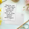 Mr. & Mrs. Panda Postkarte Spruch Adoptivkind Produktbild-Vorschau 3