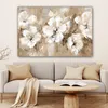Leinwand Bilder 120x80 cm - Blumen - Beige - Abstrakt - Produktbild-Vorschau 6