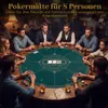COSTWAY Runde Poker-Tischmatte für Texas Hold'em 120 cm, Produktbild-Vorschau 4
