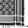 Palituch - Pentagramm schwarz - weiß - Kufiya PLO Tuch Produktbild-Vorschau 4