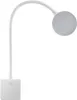 A white LED plug-in lamp with a flexible gooseneck and a circular light head is shown against a white background. The base of the lamp has a power symbol. Anteprima dell’immagine prodotto