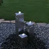 CLGarden Edelstahl Springbrunnen ESB8 Design Säulenbrunnen Produktbild-Vorschau 6