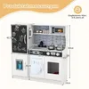 Set da cucina giocattolo per bambini con lavagna, 82x24x80 Anteprima dell’immagine prodotto 2