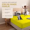 Lavea® Spannbettlaken 90x200cm - 100x200cm, Maya, 100% Produktbild-Vorschau 5