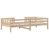 vidaXL Lit en bois massif sans matelas 90x190 cm pin Voir les images du produit 6