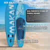 Stand Up Paddle Board MAKANI Blau Allround SUP Komplettset Produktbild-Vorschau 3