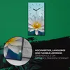 Dekor Leinwand Uhr Wandbilder Geräuschlos 30x60 Blume Lotus Produktbild-Vorschau 5