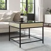 Couchtisch mit Infinity-LED Sonoma-Eiche 50x50x41 cm Produktbild-Vorschau 4