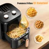 Heißluftfritteuse 4 L mit Sichtfenster | Airfryer mit Produktbild-Vorschau 11
