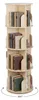 Relaxdays Bücherregal drehbar, 16 Fächer, HxD: 128x40 cm, 4 Produktbild-Vorschau 5
