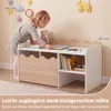 COSTWAY detský stolík, aktívny stolík s pracovnou plochou, Náhľad obrázku produktu 5