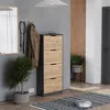 Výklopník na boty Vicco Luca Antracit/zlatý dub 59 x 137 cm Náhled obrázku produktu 1