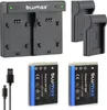 2x Akku + Lader für Minolta NP-900   DiMAGE E40, DiMAGE E50 Produktbild-Vorschau 1