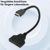 HDMI Splitter Adapter 1 auf 2 – HDMI Stecker auf Dual HDMI Produktbild-Vorschau 5