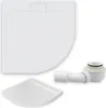BADLAND Duschwanne Viertelkreis Axim Slim 90x90x4,5 cm mit Produktbild-Vorschau 1