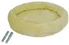 Liegeplatte gepolsterter Rand, rund Ø 53 cm, Farbe:Beige Produktbild-Vorschau 1