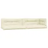 vidaXL Cuscino Pallet 5 pezzi in tessuto crema Anteprima dell’immagine prodotto 1