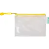 Reißverschlusstasche PVC gelb A6 175x125mm VE=8 Stück Produktbild-Vorschau 1