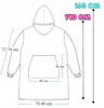 Langer Deckenpullover XXL - Kuscheldecke mit Ärmeln - Produktbild-Vorschau 4