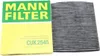 A product box and a car cabin air filter are shown side-by-side against a white background. Produktbild-Vorschau