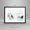 Gerahmtes Poster - Schwarzer Rahmen - Berge Vögel Modern - Produktbild-Vorschau 5