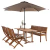 Gartentisch - Akazienholz - 120 x 70 cm - geölt - Produktbild-Vorschau 13