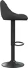 A black bar stool is shown against a white background. Náhled obrázku produktu
