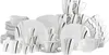 CreaTable, 22537, Square City Line, Kombiservice 62-tlg, Produktbild-Vorschau 1