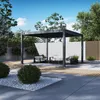Deluxe Plus Pavillon Terrassenüberdachung Aluminium 4 x 4 M Produktbild-Vorschau 3