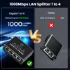 4 Port LAN Splitter 1 auf 4 Gigabit Ethernet Switch Port Produktbild-Vorschau 4