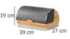 ZELLER PRESENT Brotkasten Bamboo/Metall 39x27x19cm Voir les images du produit 10