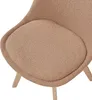 Esszimmerstuhl ’Fläten’ 4er Set Polsterstuhl Bouclé Taupe Produktbild-Vorschau 9