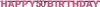 Pink Funkelnde Happy 50th Birthday Girlande Time To Shine Produktbild-Vorschau 2