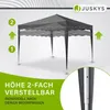 Juskys Faltpavillon Vivara 3x3 m mit Tasche & faltbar - Produktbild-Vorschau 6