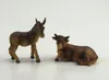 Esel und Ochs aus Polyresin, Krippenfiguren. Esel 6,5x6cm, Produktbild-Vorschau 1