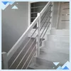 A modern staircase with white banisters and silver railings. Náhled obrázku produktu