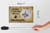 Holzschild Spruch 18x12cm Himalaya Katze ohne kein Heim Produktbild-Vorschau 5